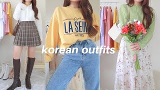 korean outfit ideas 🧸 a lookbook [upl. by Gennaro]