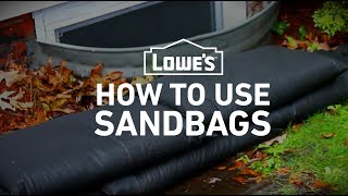 How To Use Sandbags to Prevent Flooding  Severe Weather Guide [upl. by Alyks]