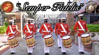 quotSemper Fidelisquot performed by The Commandants Own USMC Drum and Bugle Corps [upl. by Adnorrehs386]