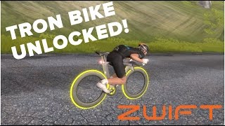 ZWIFT Unlocking the TRON BIKE  50000m Everest Challenge COMPLETE [upl. by Tdnerb849]