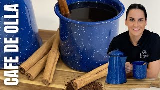 CAFE de OLLA receta TRADICIONAL MEXICANA [upl. by Adnuhser]