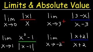 Limits and Absolute Value [upl. by Yeniar]