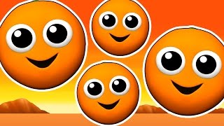 The Orange is Orange EPIC  Learn Colors for Children 3D Kids Colours Songs Rhymes Busy Beavers [upl. by Katzman188]