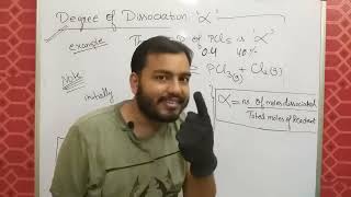 Equlibrium  Chemical Equilibrium 04  Degree of Dissociation and Observed density IIT JEE  NEET [upl. by Norrie]