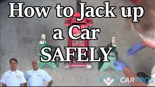 How to Safely Jack and Lift Up Your Car Using Jack Stands [upl. by Kessel]