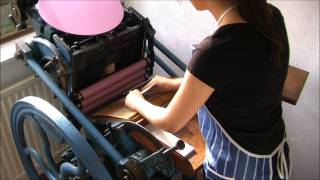 The Letterpress Process  By Phylecia Letterpress Boutique [upl. by Gaskins]