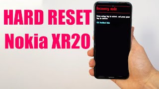 Hard Reset Nokia XR20  Factory Reset Remove PatternLockPassword How to Guide [upl. by Udella]