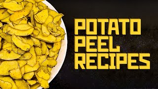 POTATO PEEL RECIPES 🥔🥔  budget cooking with Boris [upl. by Ecyned489]