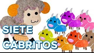 Los siete cabritos y el lobo cuento infantil [upl. by Noiemad]