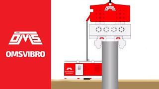 How Does Vibro Hammer Work  Vibratory Hammer Animation [upl. by Fenton985]