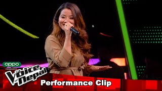 Sanju Moktan quotMayaluquot Blind Audition Performance  The Voice of Nepal S3 [upl. by Glover547]