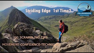 STRIDING EDGE 1st time 20 SCRAMBLING TIPS for this and others [upl. by Alcine]