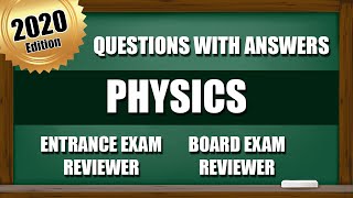 Entrance Exam Reviewer 2020  Common Questions with Answer in Science  Physics  PART 1 [upl. by Boaten]