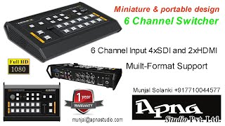 AV Matrix VS0601 Mini Multiformat Video Switcher [upl. by Tye463]