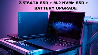 Lenovo Legion 5  SSD Upgrade and Battery Upgrade [upl. by Lelith]