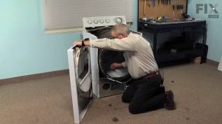 GE Dryer Repair – How to replace the Heating Element [upl. by Byran66]