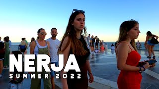 Nerja Spain Charming Town Summer 2022 June Update Costa del Sol  Axarquía  Málaga 4K 60 fps [upl. by Niahs]