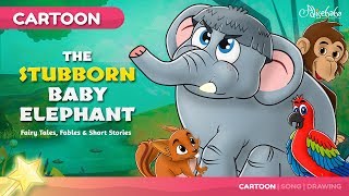 The Stubborn Baby Elephant Bedtime Stories for Kids [upl. by Whitman]