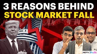 Why Is Stock Market Falling  Nifty Sensex Down  Share Market Down NEWS [upl. by Milde]