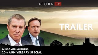 Acorn TV  Midsomer Murders 20th Anniversary Special Trailer [upl. by Annaeel987]