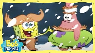 Episodio de 5 minutos  Supervivencia de los idiotas  Bob Esponja en Español [upl. by Sabec825]