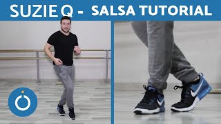 Basic SALSA STEPS  Suzie Q for Beginners [upl. by Jonie]