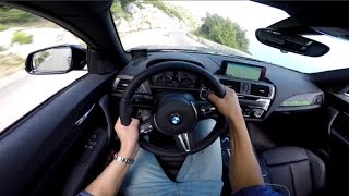 POV Drive BMW M2 with decatted Akrapovič exhaust [upl. by Nyladnek890]