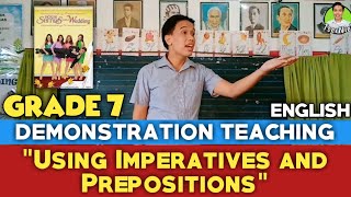 Grade 7 Demonstration Teaching English Pseudo Demonstration Teaching 11 [upl. by Clementia247]