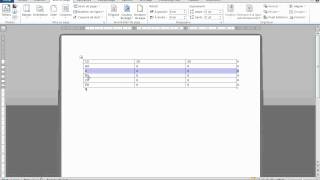 45 Comment inserer des lignes ou colonnes dans un tableau Word [upl. by Ahtram]