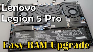 Lenovo Legion 5 Pro RAM Upgrade Easy to do [upl. by Iain494]