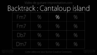 Cantaloupe Island 114bpm  Backing track [upl. by Essilem]